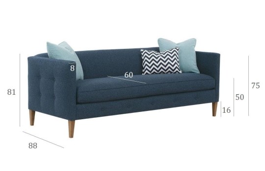 Amero - sofa do salonu w stylu skandynawskim