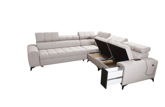 sofa z pojemnikami 