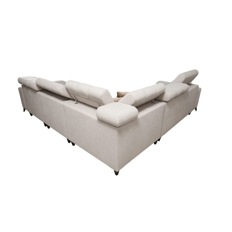 sofa z tapicerowanymi plecami 