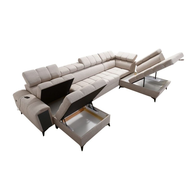 sofa z przestronnymi pojemnikami sofa z przestronnymi pojemnikami