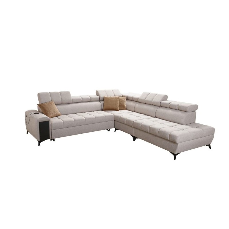 narożnik z elegancką drewnianą półką narożnik z elegancką drewnianą półką