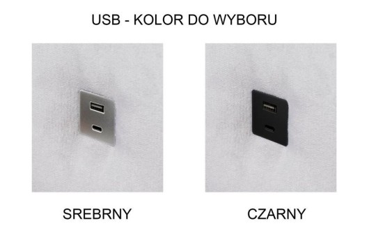 gniazdo usb w sofie 