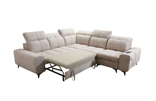 narożnik z wyjmowaną funkcją spania 