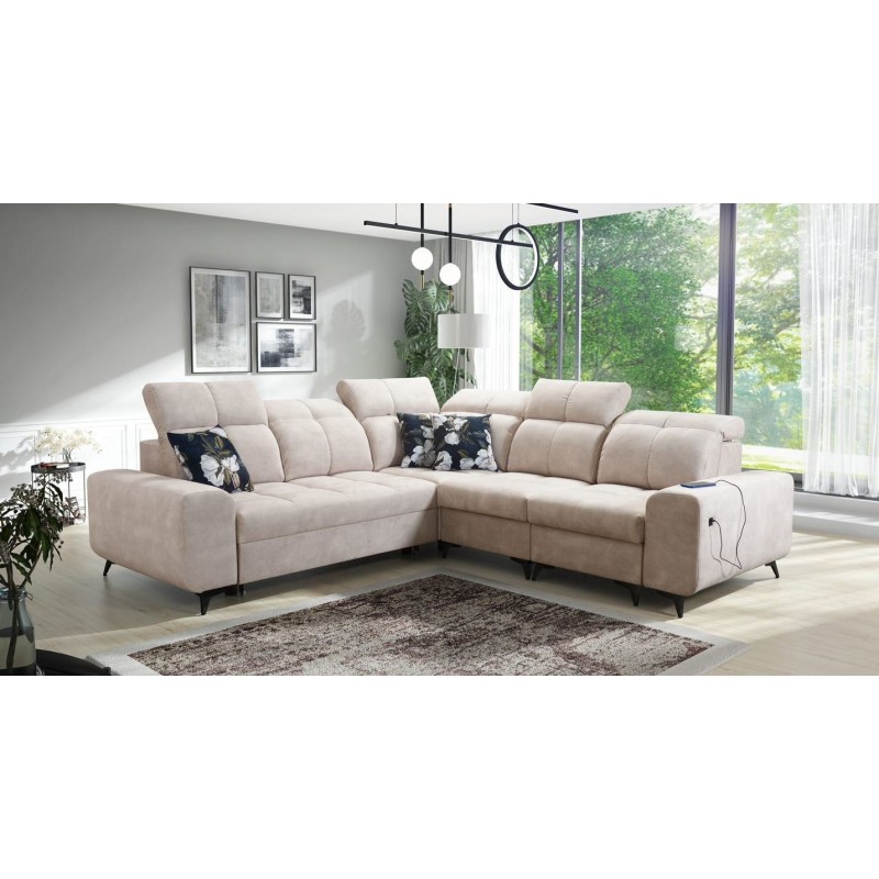 stylowa kanapa narożnaligier