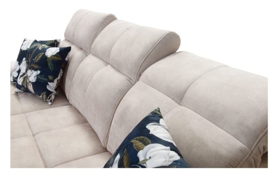 kanapa z regulowanym oparciem 