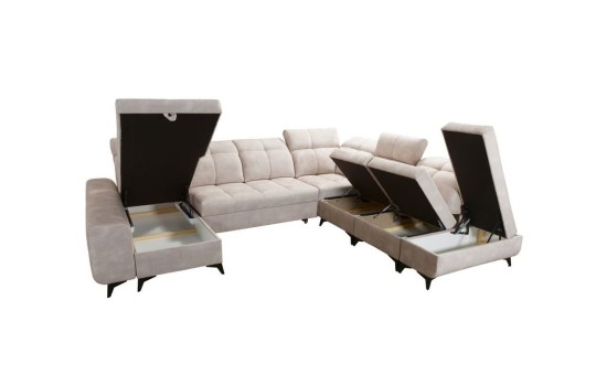sofa z kilkoma pojemnikami sofa z kilkoma pojemnikami
