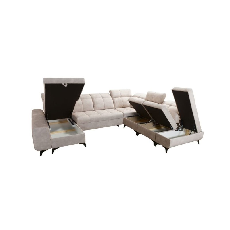 sofa z kilkoma pojemnikami sofa z kilkoma pojemnikami