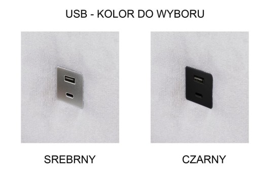 narożnik z wejściem usb 
