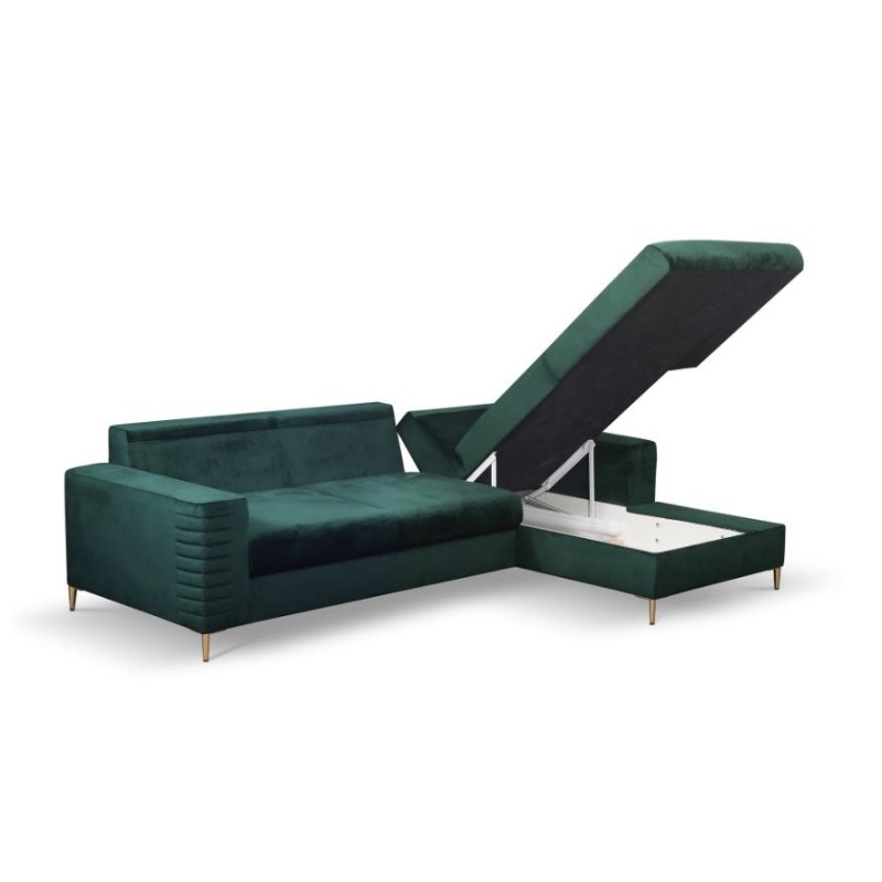 narożnik z podnoszonym pojemnikiem 