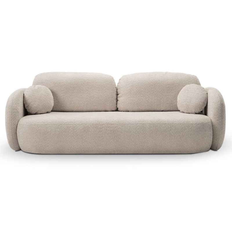 kanapa w tkaninie boucle