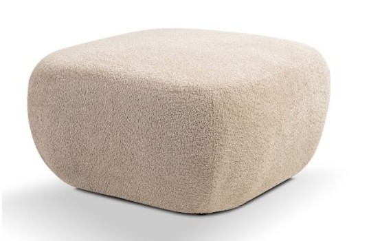 zaokrąglona pufa Makano 