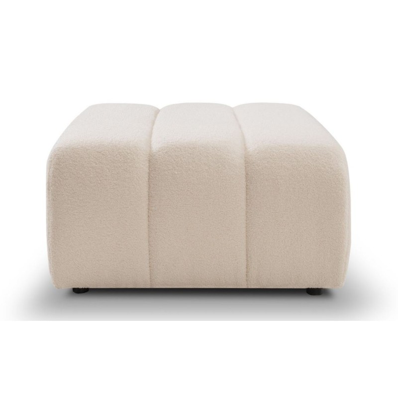 pufa jako podnóżek do sofy 