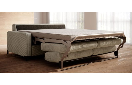 sofa z wygodnym materacem 