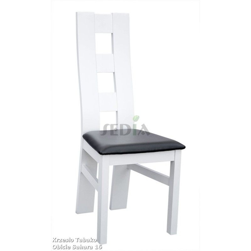 Białe krzesło nowoczesne abako 