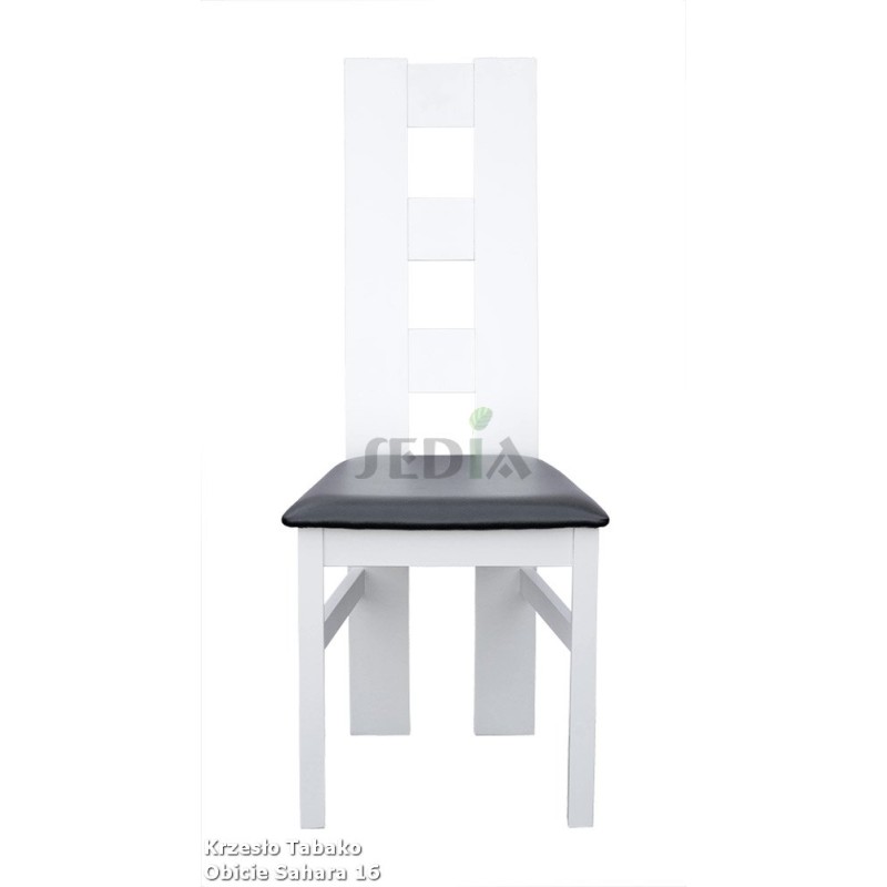 Białe krzesło drewniane Tabako 