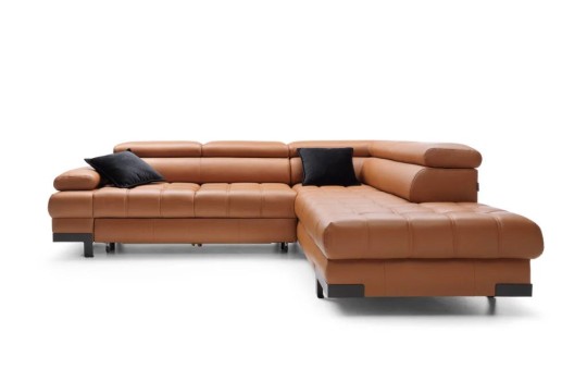 Narożnik do salonu z funkcją spania Bormio L 263 x 223 cm