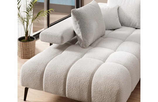 Siedzisko z głębokimi przeszyciami