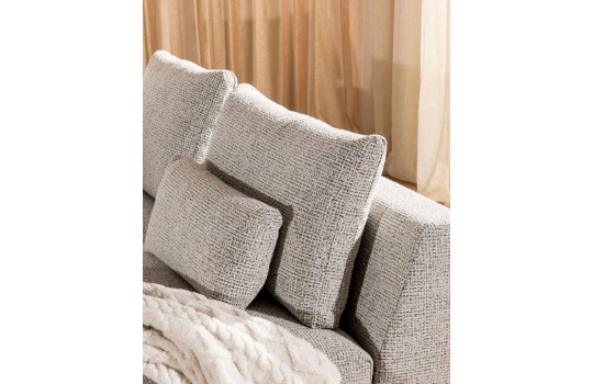 narożnik w modnej tkaninie 