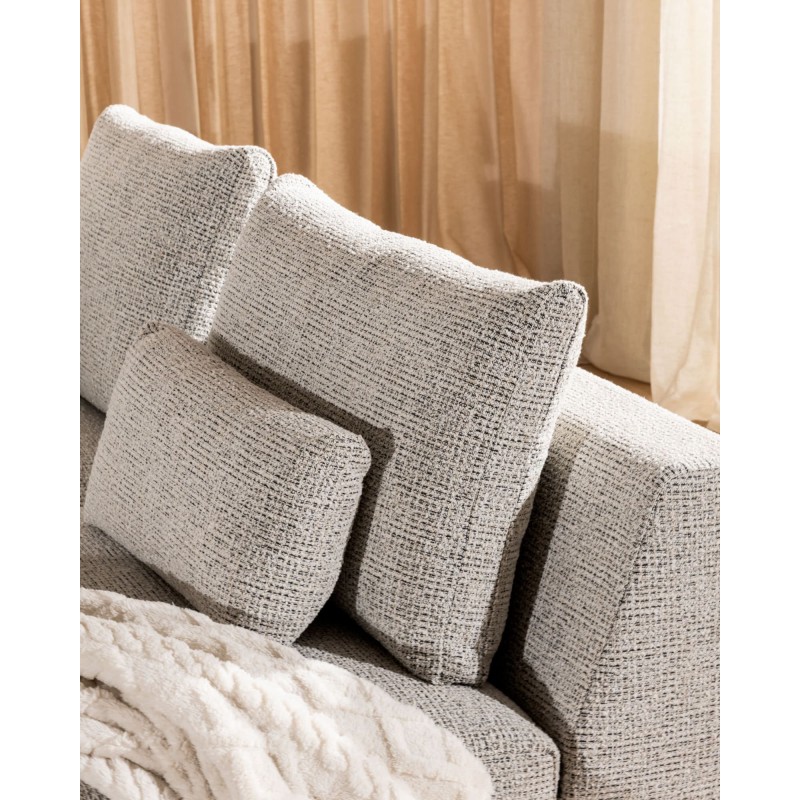 narożnik w modnej tkaninie 