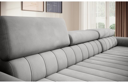 Narożnik Ambra - regulowane zagłówki