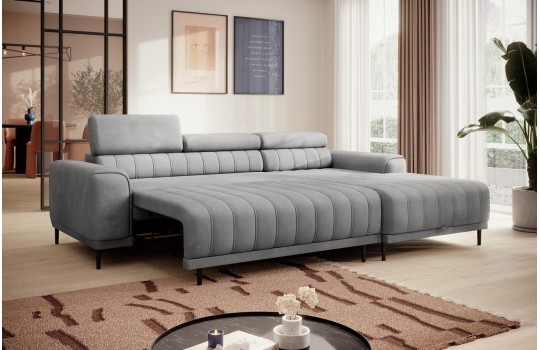 Narożnik Ambra po rozłożeniu funkcji spania 