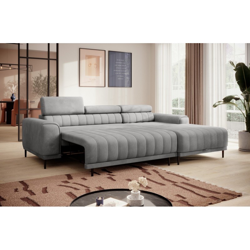 Narożnik Ambra po rozłożeniu funkcji spania 