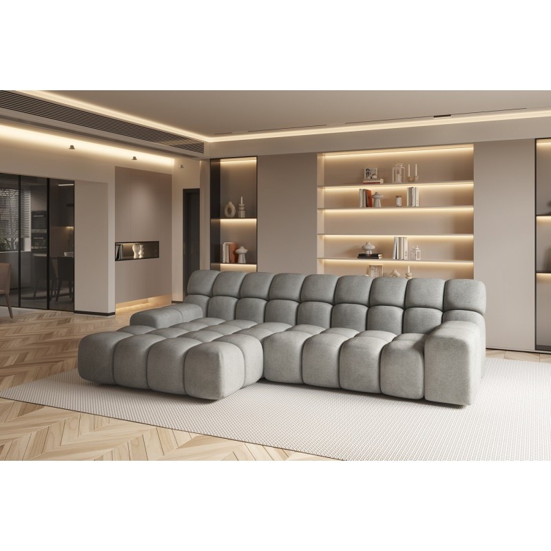 Narożnik z głębokimi pikowaniami Sempre 297 x 180 cm 