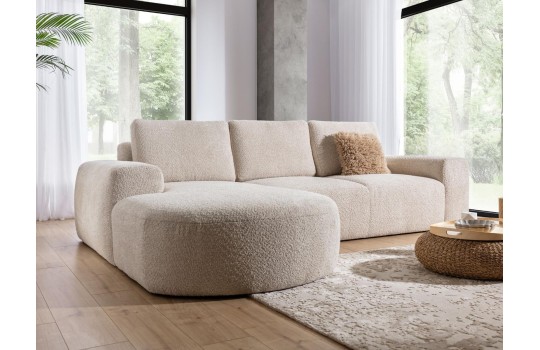 kanapa z dużym szezlongiem 