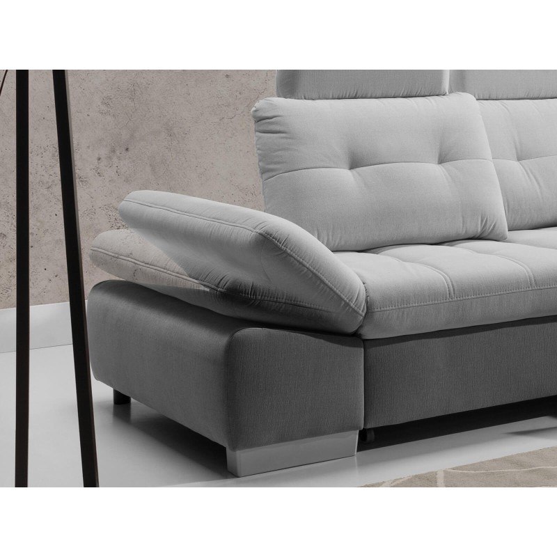 kanapa z regulowanymi podłokietnikami