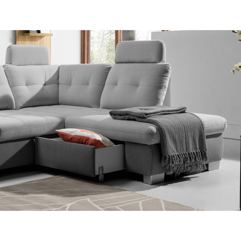 sofa z wysuwaną szufladą 