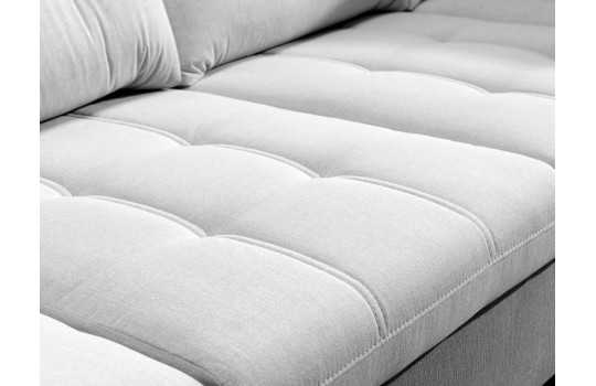 narożnik z pikowanym siedziskiem