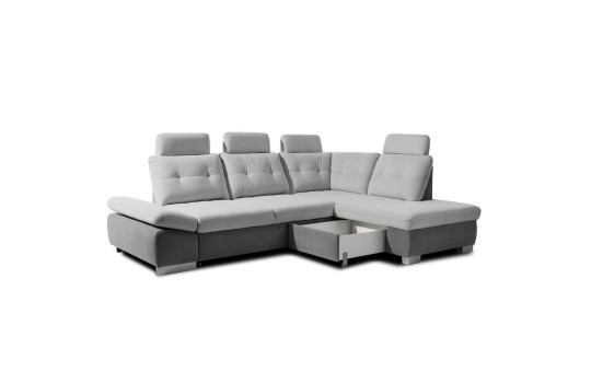 narożnik z szufladą na pościel 