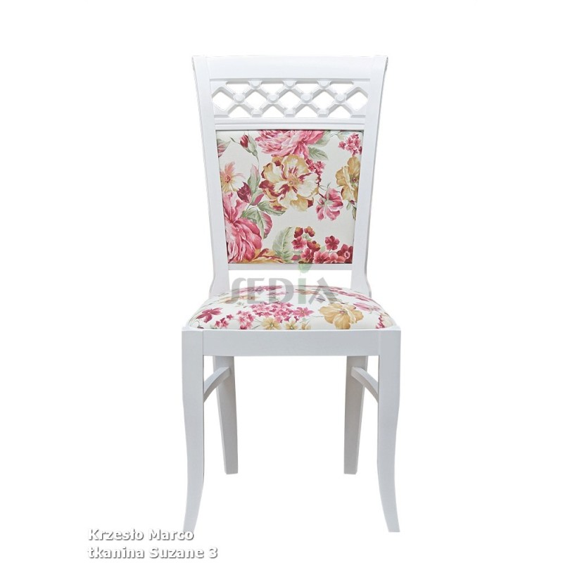 Białe krzesło retro Marco 