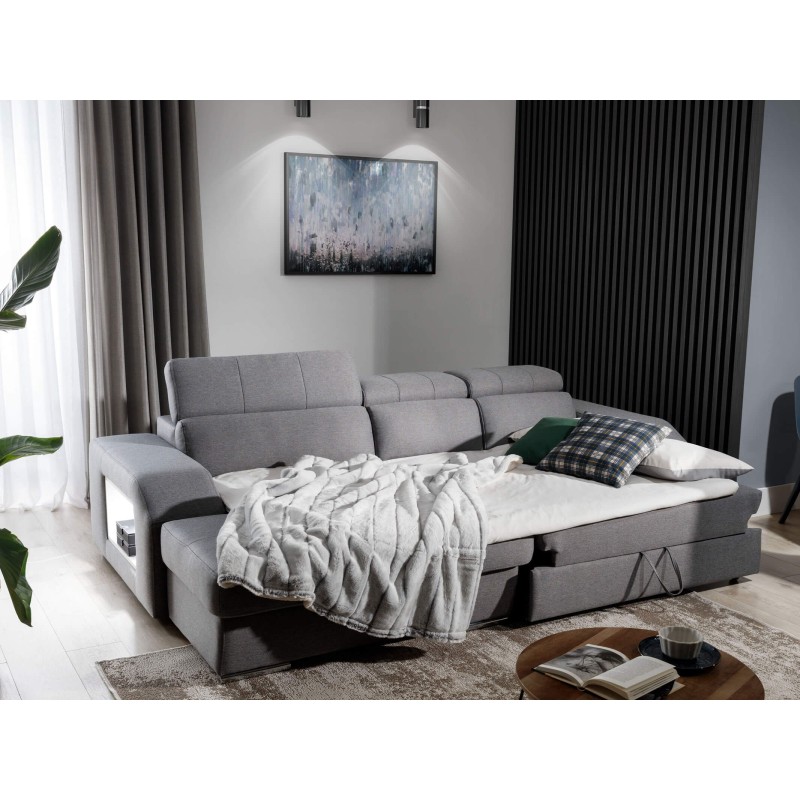 narożnik rozkładany dla gości 