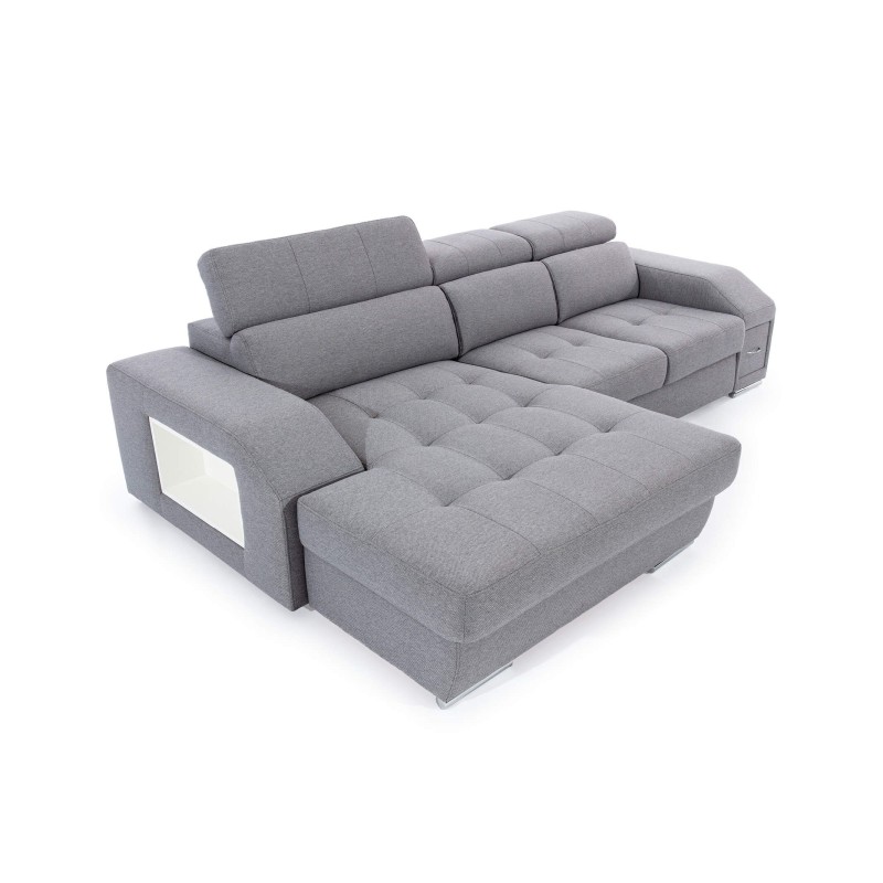 kanapa z dużym szezlongiem 