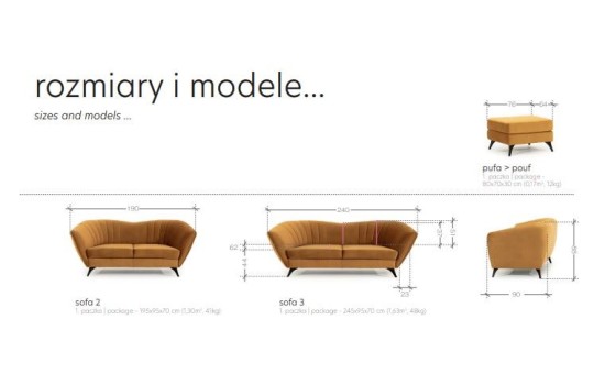 kolekcja mebli do salonu Leonia 