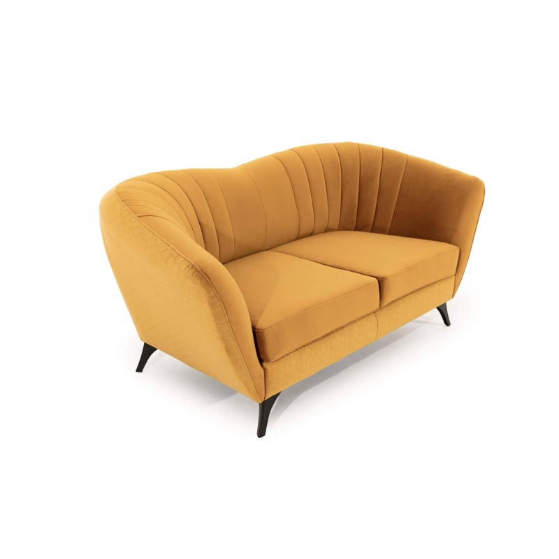 żółta kanapa do salonu 