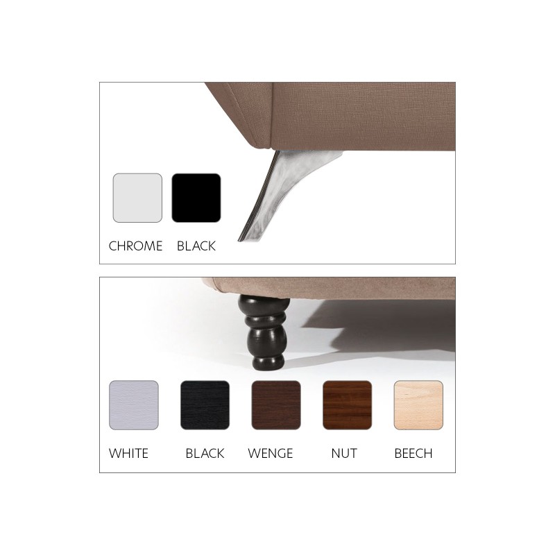 sofa na wysokich nogach Agosto 