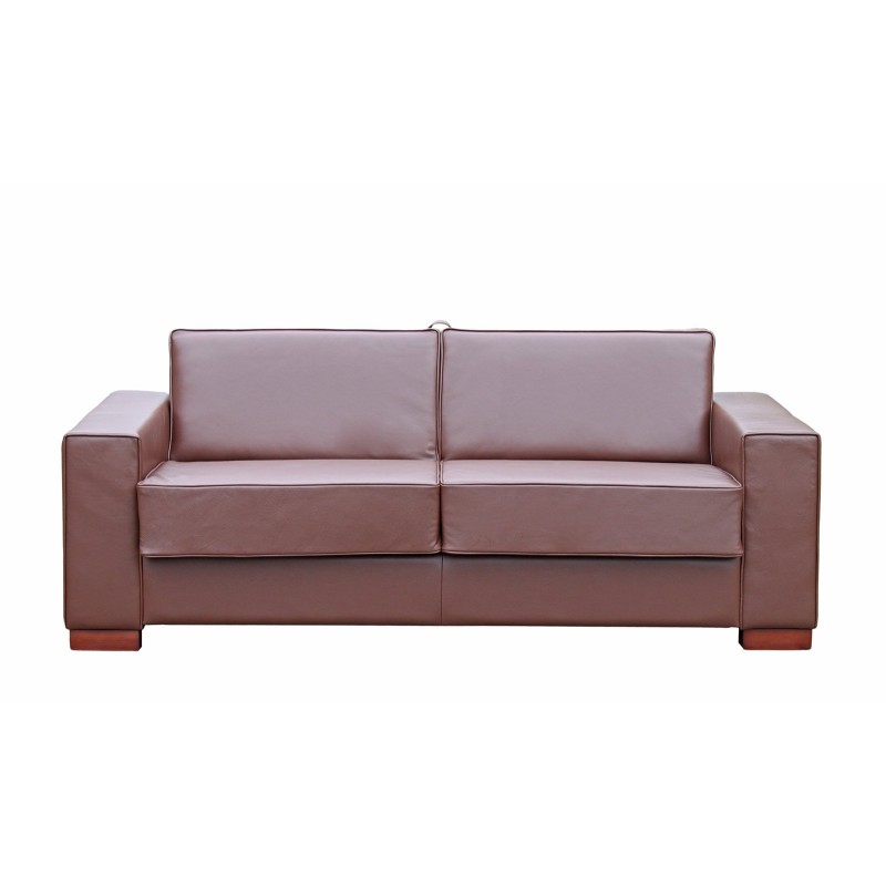 Sofa skórzana do codziennego spania Toskania