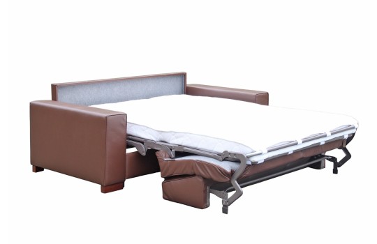 Sofa ze skóry z włoskim stelażem Toskania 203 cm