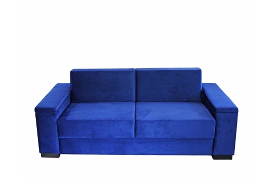 Sofa Toskania w niebieskiej tkaninie