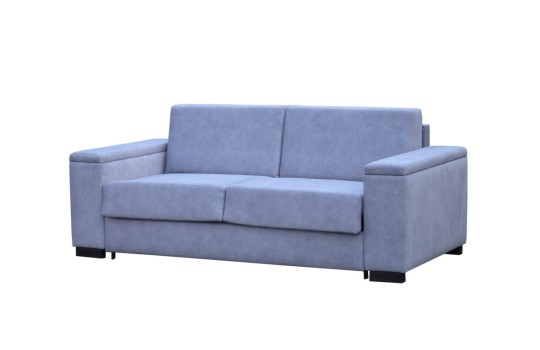 Sofa Toskania w niebieskiej tkaninie