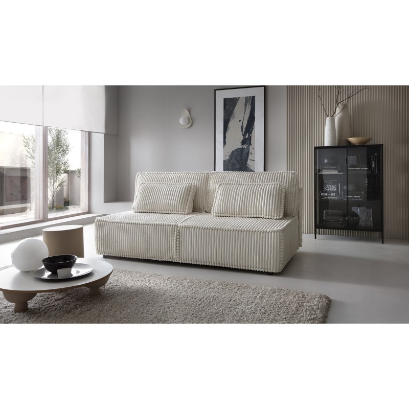 sofa w nowoczesnym sztruksie 