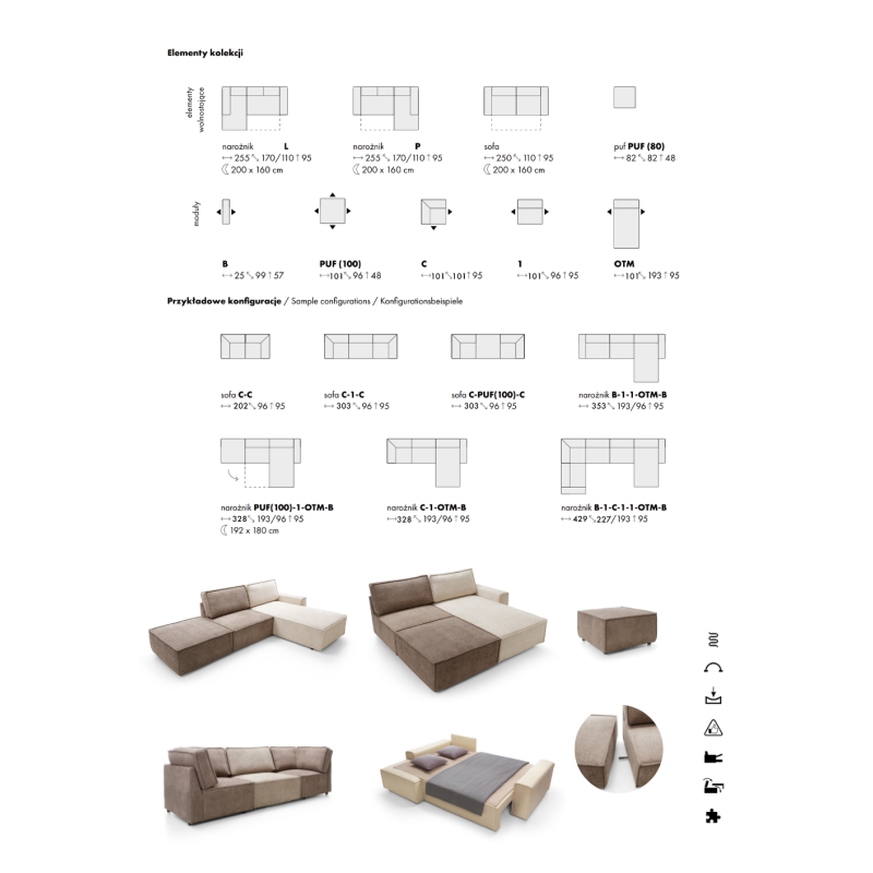 kolekcja mebli Mazuri 