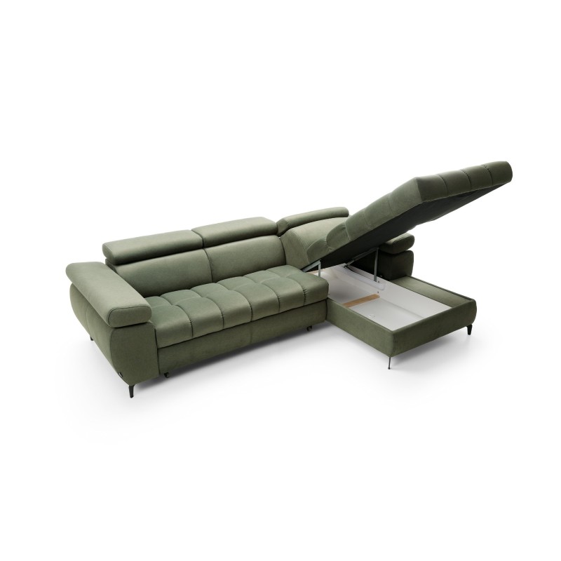 sofa z podnoszonym pojemnikiem 