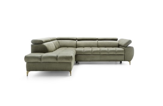 kanapa z regulowanym podłokietnikiem 