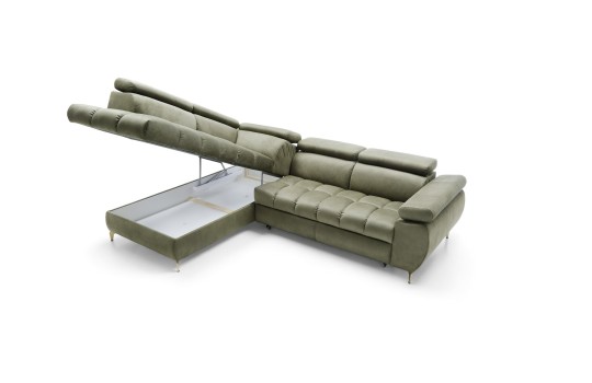 narożnik z pojemnikiem otwieranym do góry 