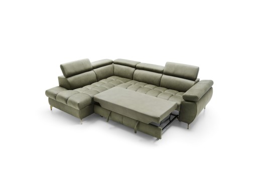 narożnik z wyjmowaną funkcją spania 