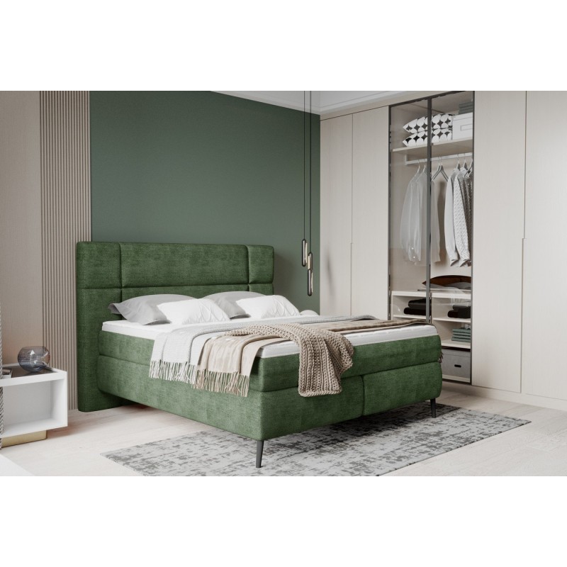 łóżko w modnym kolorze 