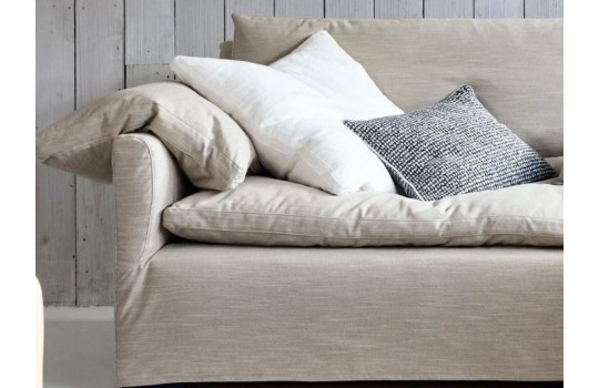 modna lniana sofa 